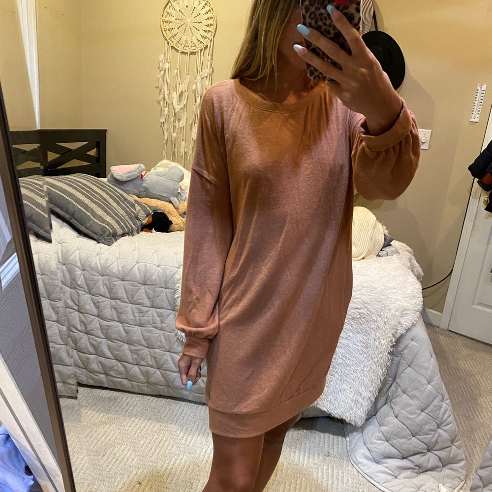 Vici tan sweater dress